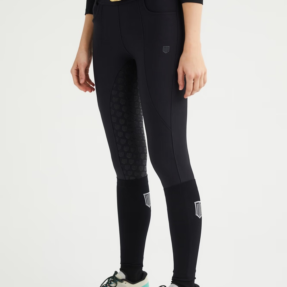 Maya Delorez compression black breeches full seat